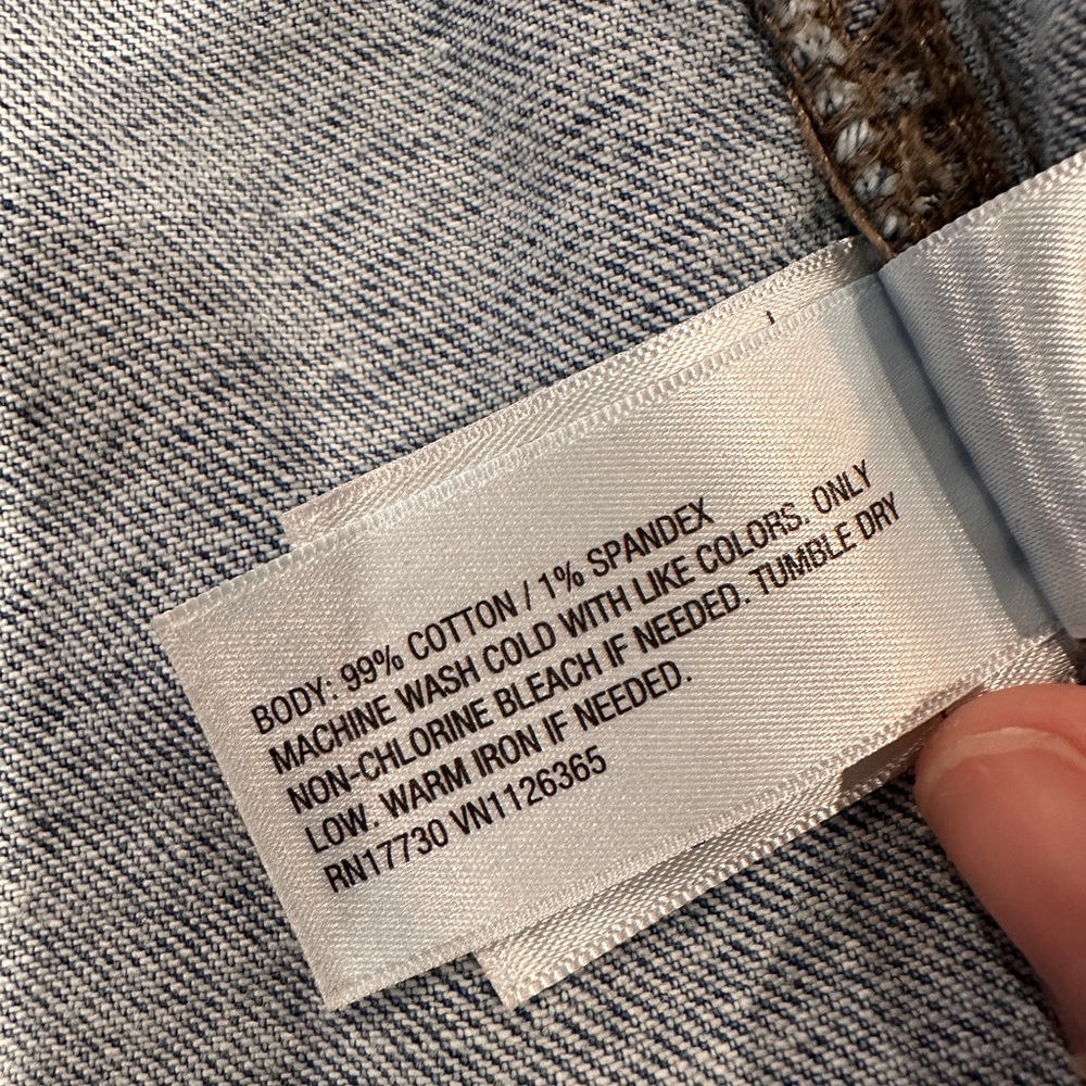 Universal Thread Blue Denim Vest - Picture 6 of 6